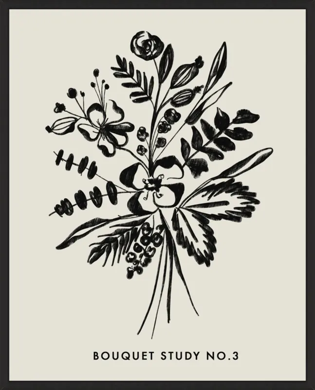 Bouquet Study No. 3 by Nancy Noreth for Artfully Walls