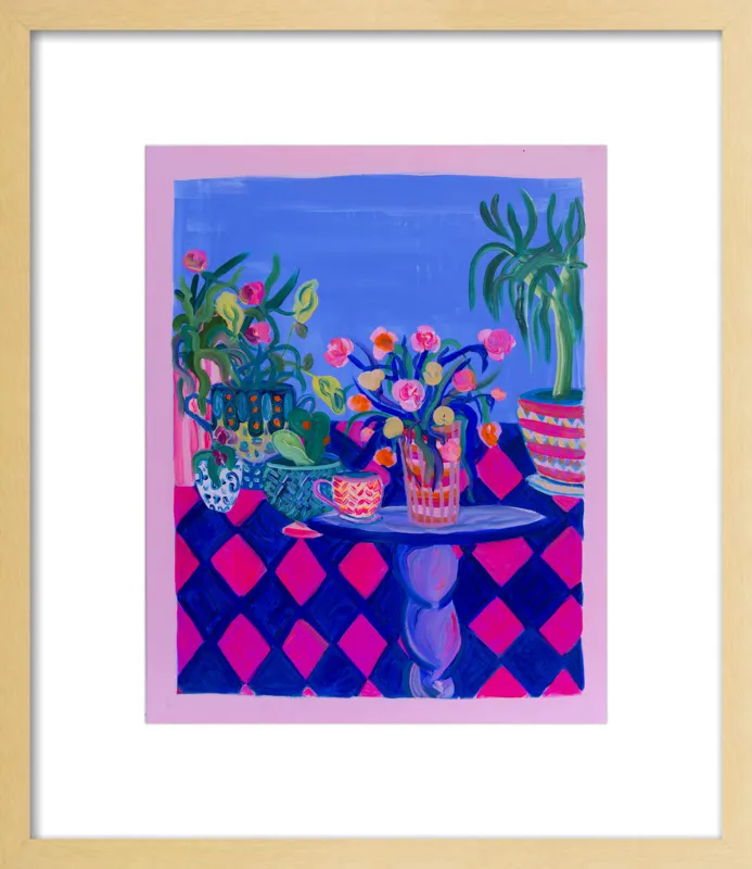 Pots and Plants painting by Davina Shefet for Artfully Walls