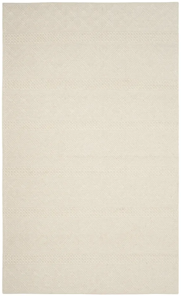 Arlo Home Hand Woven Area Rug, VRM211A, Ivory,  5' X 8'