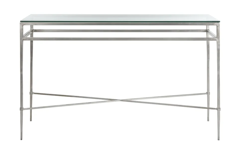Baumgarten Glass Console Table - Safavieh