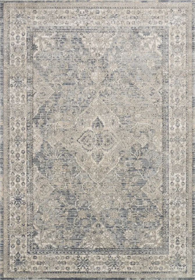 Loloi Teagan Sky / Natural 3'-4" x 5'-7"