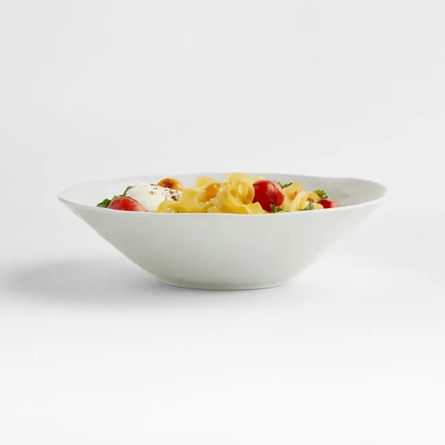 Mercer White Porcelain Pasta Bowl