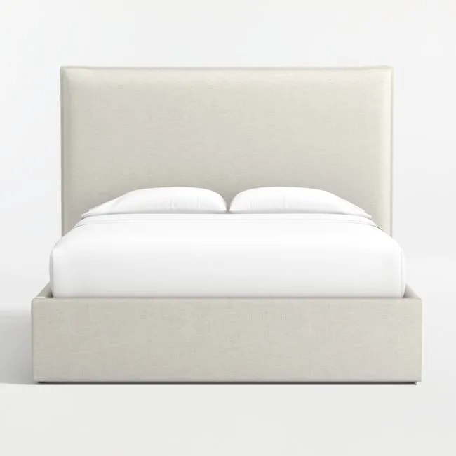 Arvada Flange Upholstered Queen Storage Bed