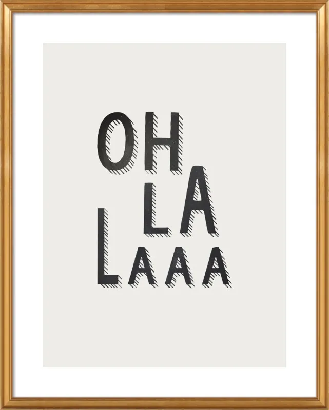 Oh la la by Lonneke de Roos - Kind of Style for Artfully Walls