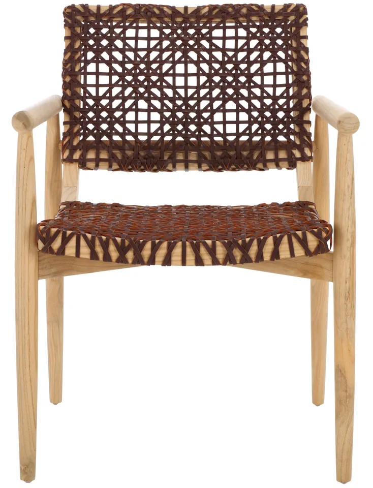 Sianna Accent Chair - Cognac / Natural