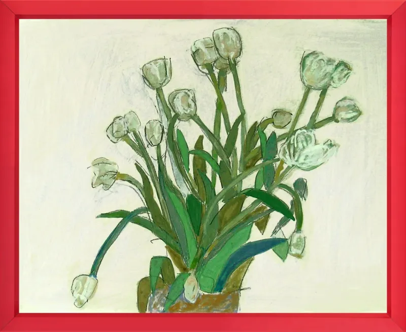 viridiflora tulip by Liz Innvar for Artfully Walls