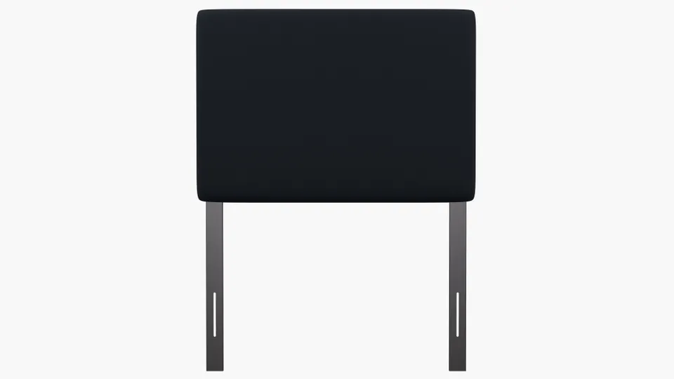 Square Back Headboard, Navy Everyday Linen, Twin