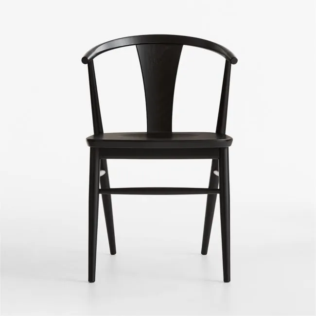 Fyn Black Wood Dining Chair