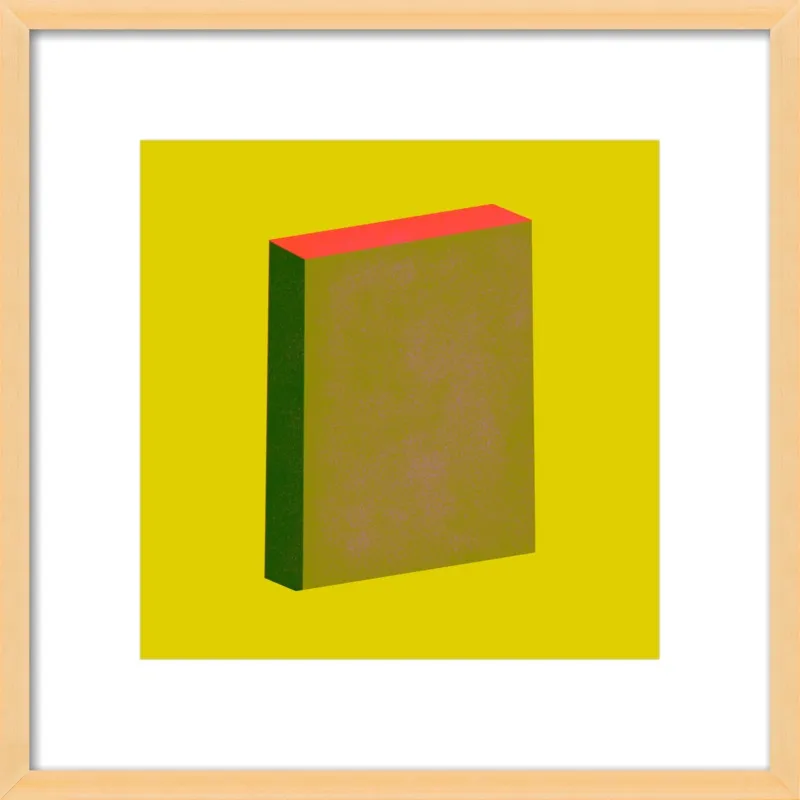 Color Books 4, Olive, Forest, Hot Red & Pear Green by Jessica Poundstone for Artfully Walls