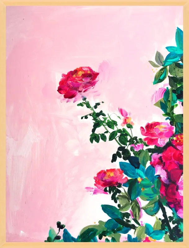 Rose Garden I by Christine Lindstrom for Artfully Walls