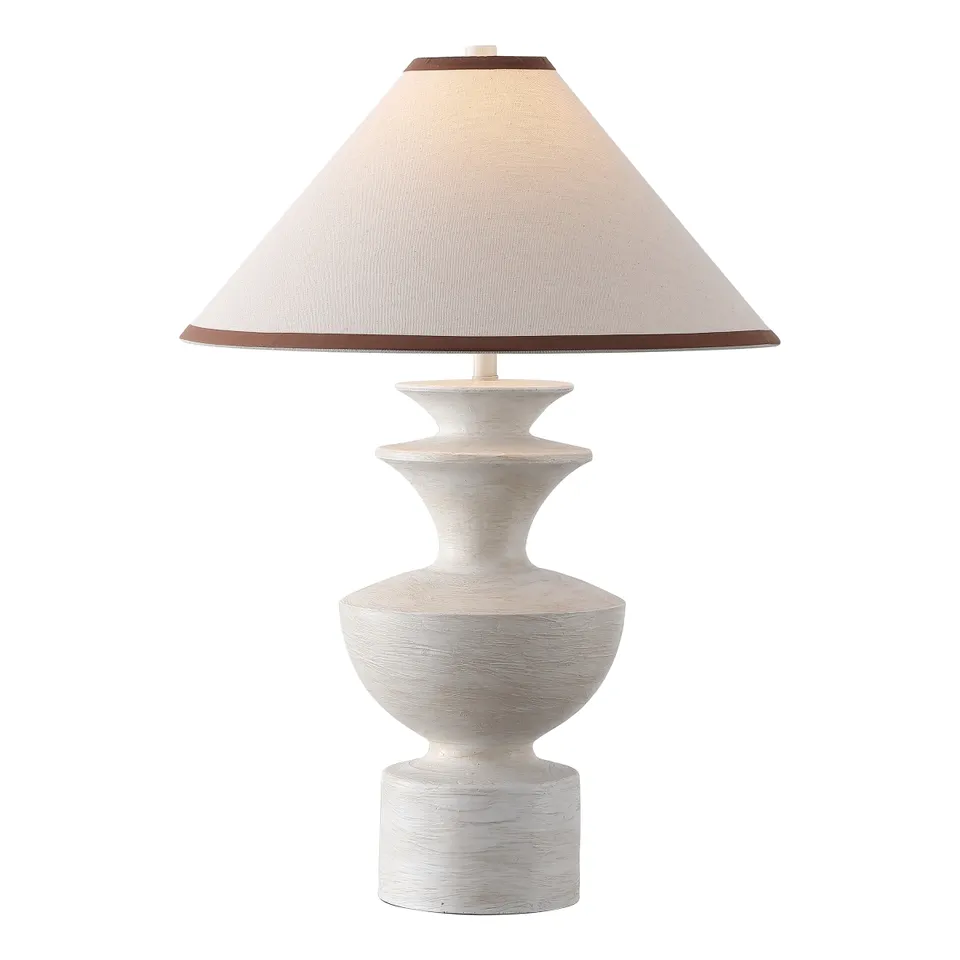 Esme 27" Resin Table Lamp - Antique White