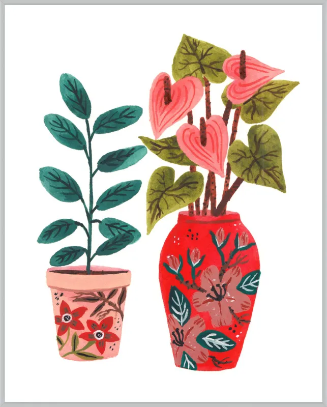 Planter by Ploypisut for Artfully Walls