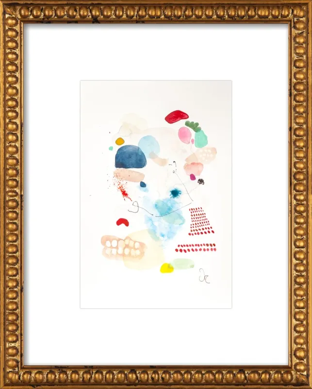 Red diamonds by Victoria Gonzalez for Artfully Walls