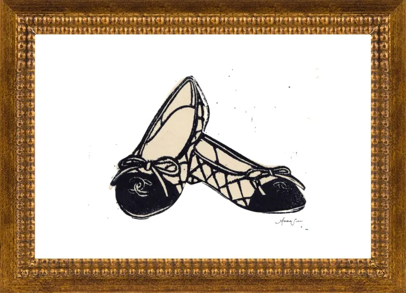 Chanel Ballet Flats by Anna See for Artfully Walls