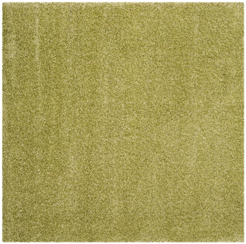 Arlo Home Woven Area Rug, SGN725-5252, Green,  6' 7" X 6' 7" Square