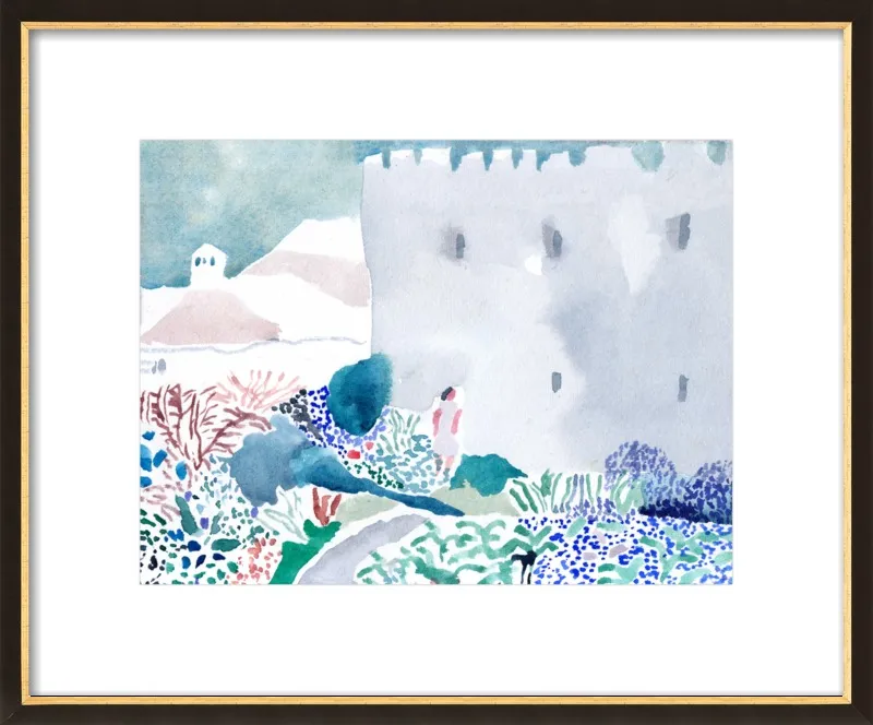 Castle Flowers by Charlotte Ager for Artfully Walls