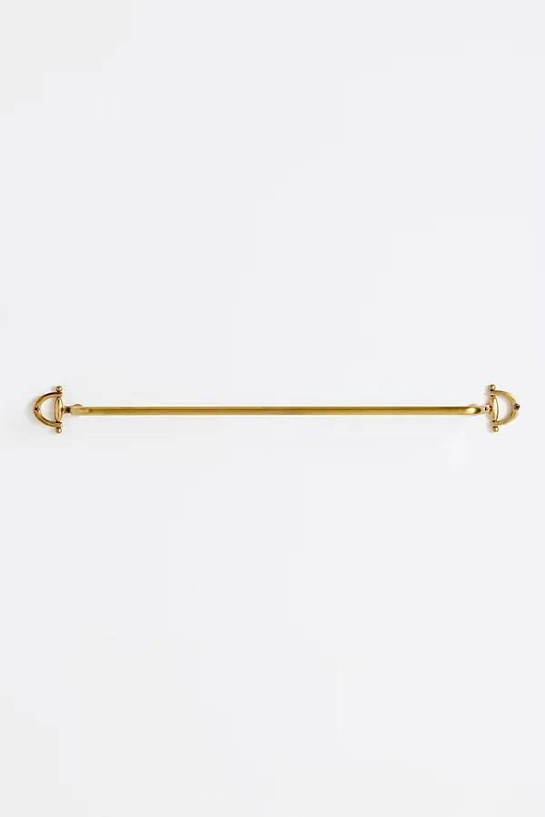 Equestrian Brass Towel Bar