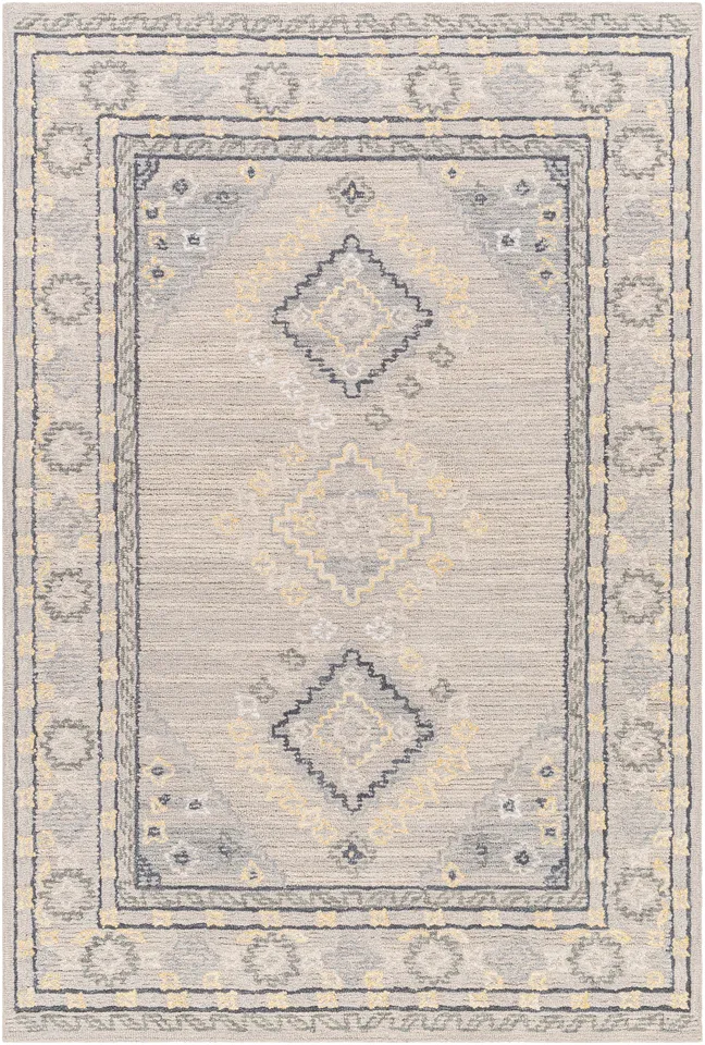 Addyson Beige Indoor 9' x 12' Handmade Rug