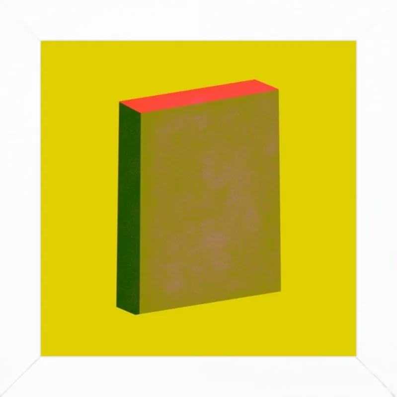 Color Books 4, Olive, Forest, Hot Red & Pear Green by Jessica Poundstone for Artfully Walls