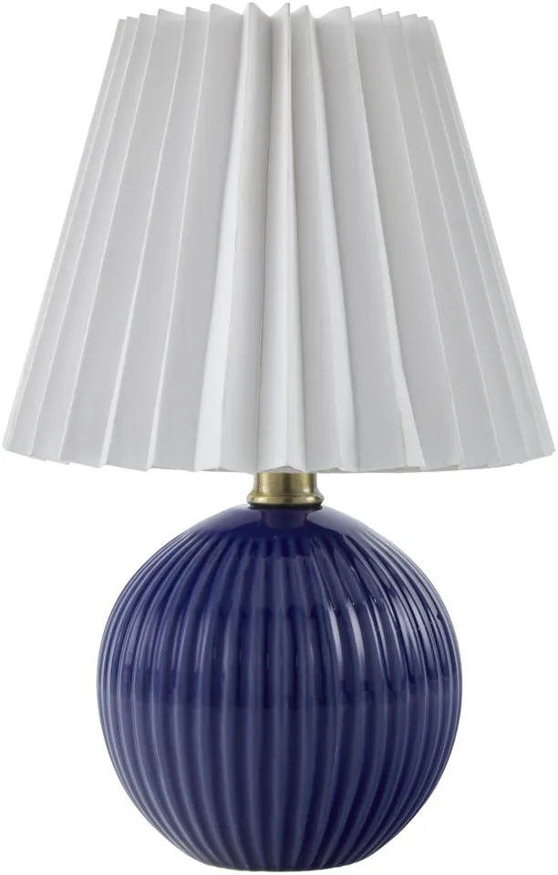 Ferez  Glazed 12"H x 8"W x 8"D Accent Table Lamp