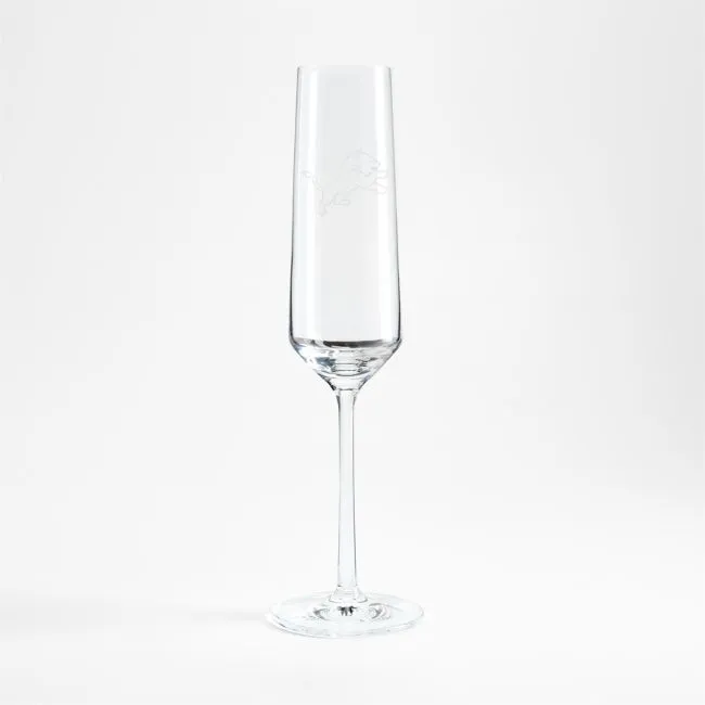 NFL Detroit Lions Tour 8-Oz. Champagne Glasses, Set of 4