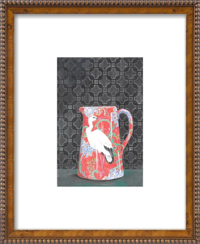 Red Vase by Miri Eshet for Artfully Walls