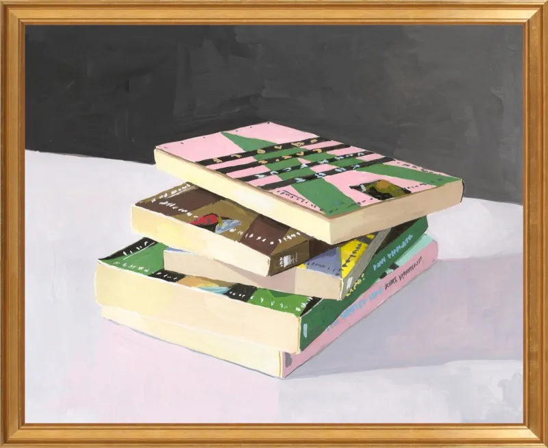 Vonnegut Stack by Elizabeth Mayville for Artfully Walls