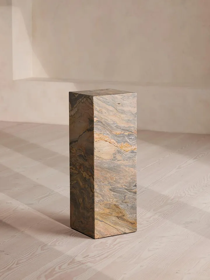 Delos Plinth, Brazilian Quartzite, Large