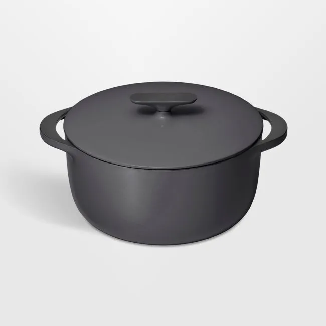 Caraway ® 6.5-Qt. Charcoal Enameled Cast Iron Dutch Oven with Lid