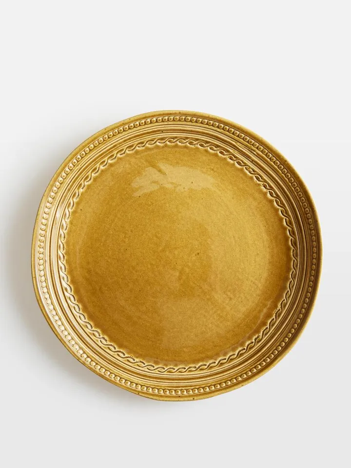 Adderbury Dinner Plate, Ochre, Set of Four
