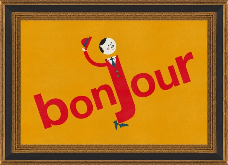 Bonjour by Blanca Gómez for Artfully Walls