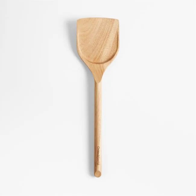 Crate & Barrel  Acacia Wide Turner Spatula