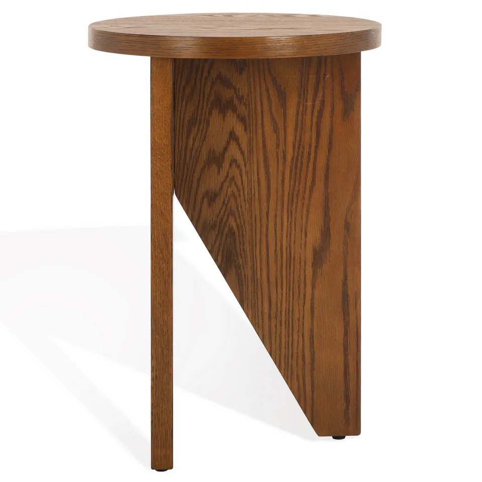 Bonaclara Wood 2 Leg Table - Medium Oak
