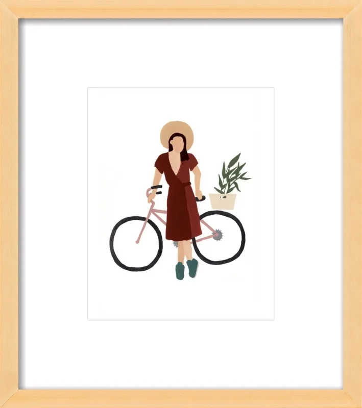 Biking Beauty by Taylor Ann for Artfully Walls