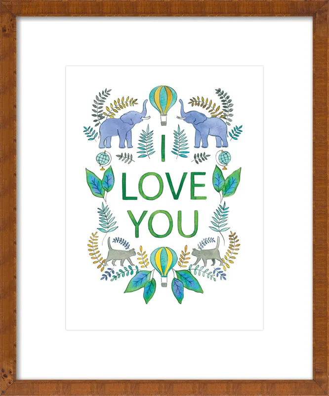 I Love You by Rachel Rogers for Artfully Walls