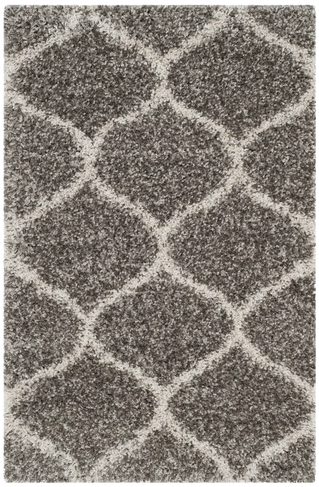 Arlo Home Woven Area Rug, SGH280B, Grey/Ivory,  2' X 3'