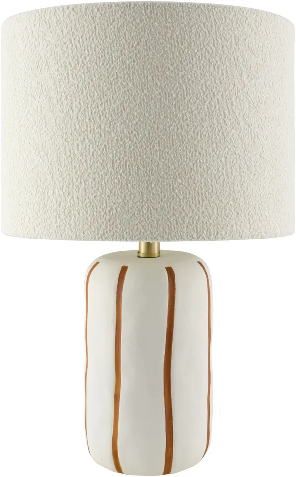 Kinki  Hand Painted 21"H x 13"W x 13"D Accent Table Lamp