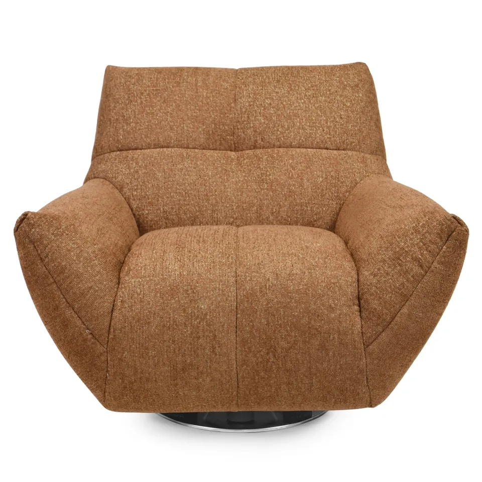Layletta Swivel Chair - Brown