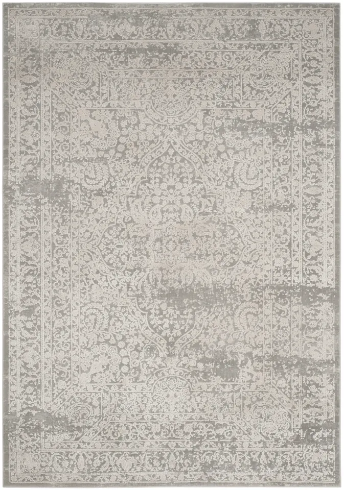 Arlo Home Woven Area Rug, PRN711G, Grey/Beige,  5' 1" X 7' 6"