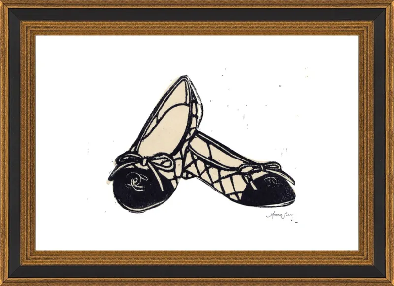 Chanel Ballet Flats by Anna See for Artfully Walls