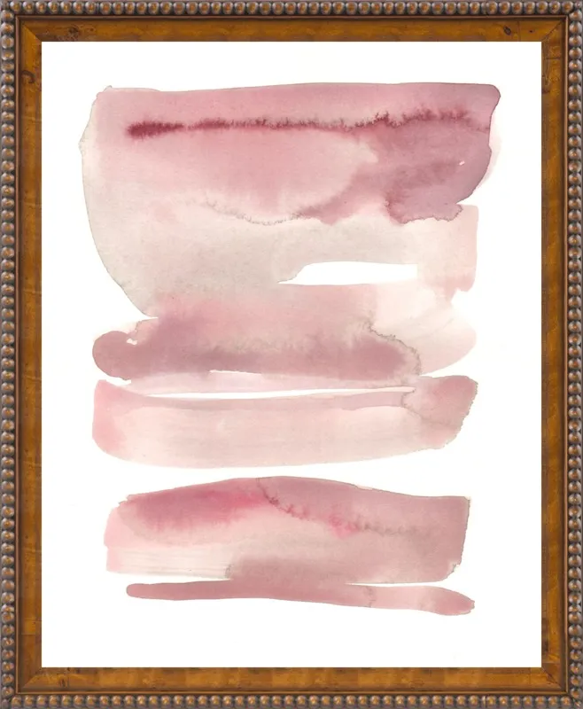pink waves by Kelly Witmer for Artfully Walls