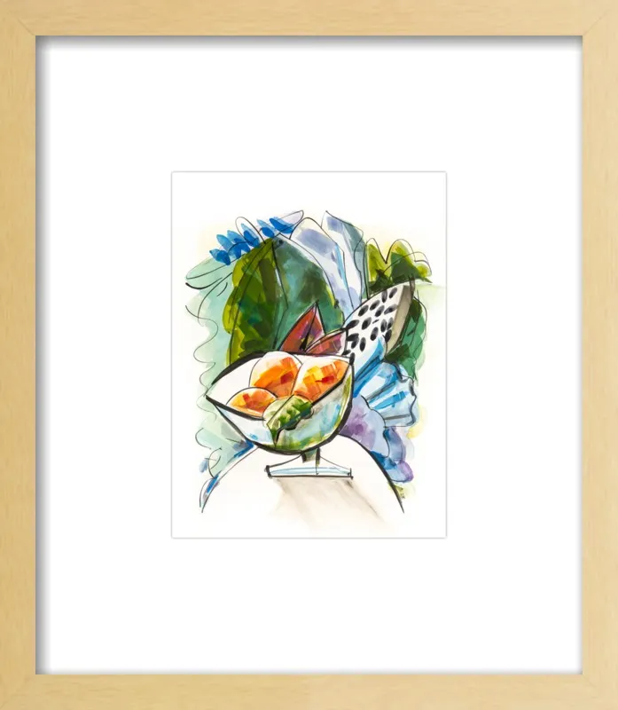 Still life with oranges by Becky Aubry for Artfully Walls