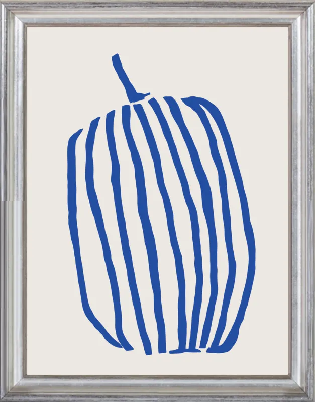 Striped pumpkin by Jessica Nielsen for Artfully Walls