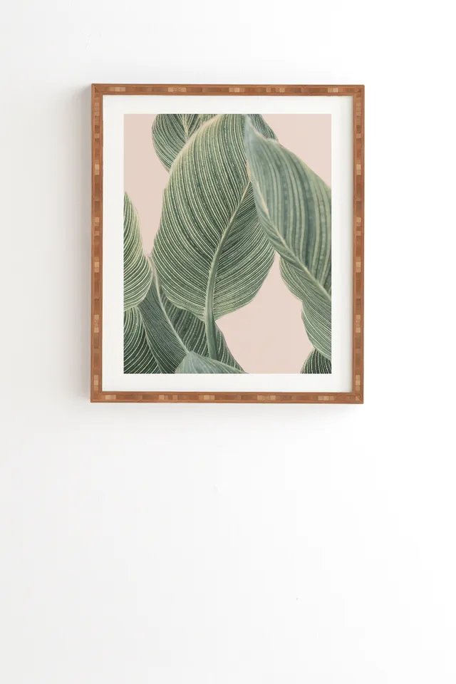 Calah by Sisi and Seb - Framed Wall Art Bamboo 12" x 12"