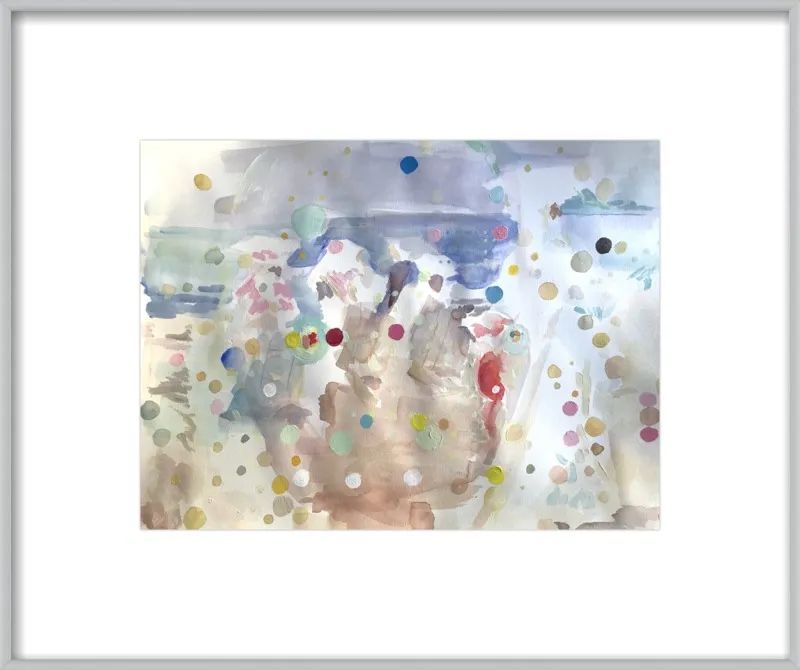 Beach scene (from memory)  by Hannah Dean for Artfully Walls