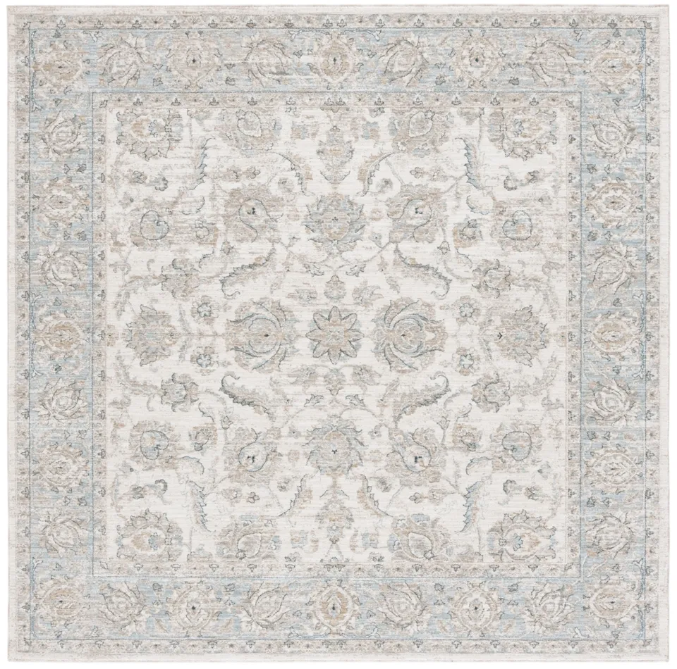 Lauren Ralph Lauren Collection Palmerston Rug, Ivory / Blue, 6'7" x 6'7"