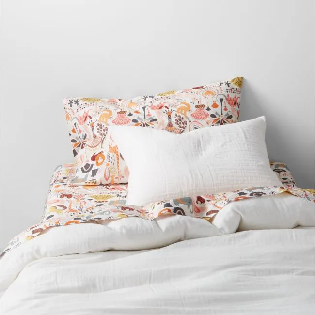 Supersoft Pampas Ivory Gauze Kids Twin Duvet Cover