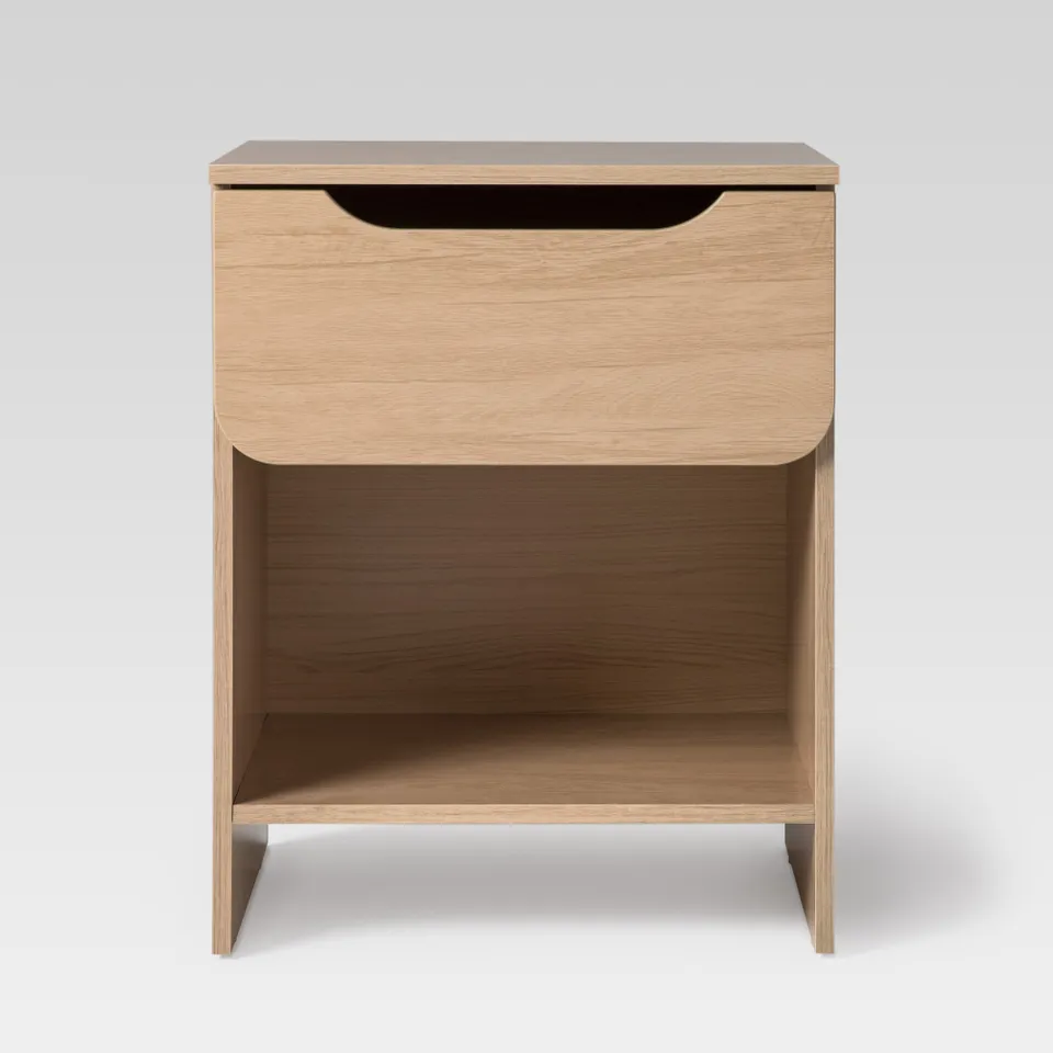 Simple Modern 1-Drawer Nightstand