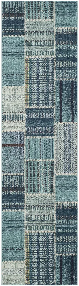 Arlo Home Woven Area Rug, MNC215F, Multi,  2' 2" X 8'