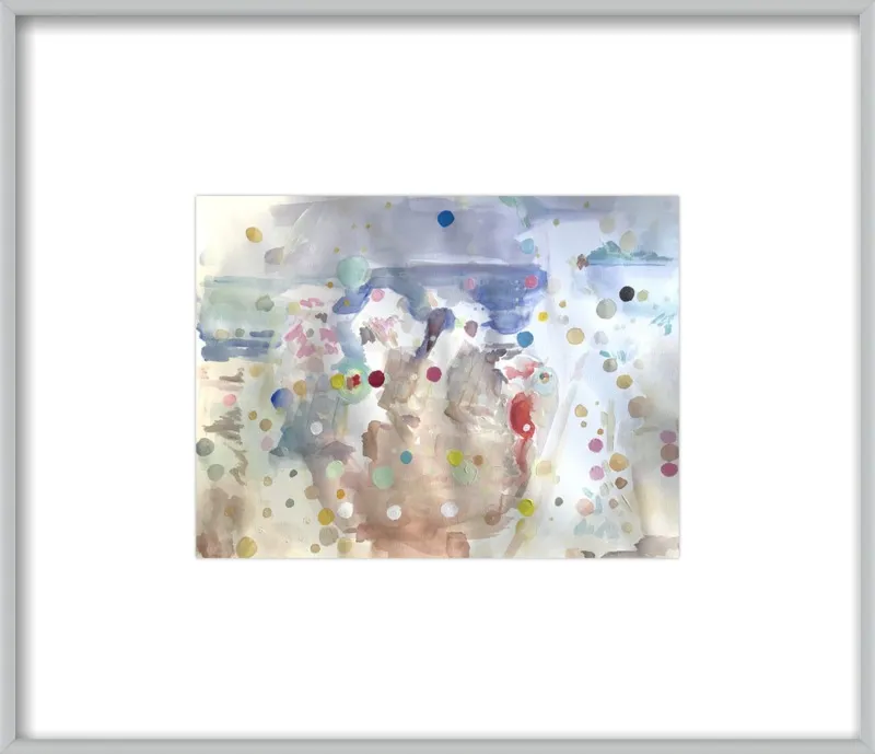 Beach scene (from memory)  by Hannah Dean for Artfully Walls